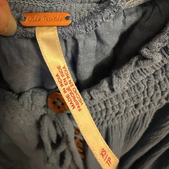 Free People “Dream On” Maxi Dress – Blue – Size XS - Picture 5 of 9